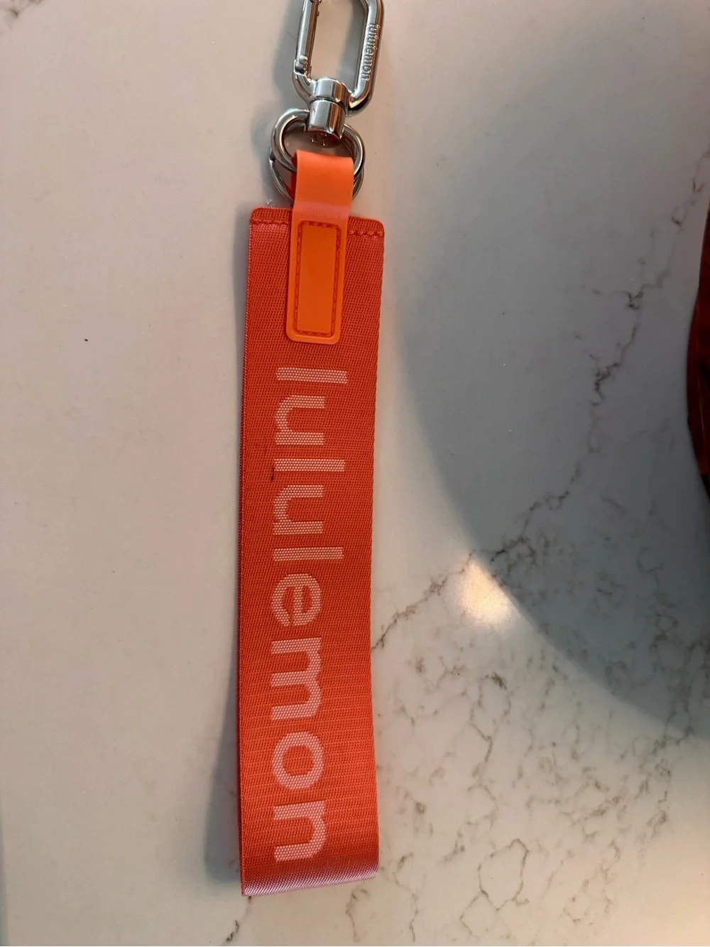 lululemon athletica coral Branded Key Strap